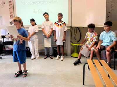Demokratie erleben in der Klasse 4a