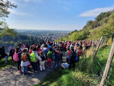 Schulwanderung im Herbst