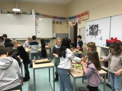 Plätzchenbacken in der Schloss-Schule